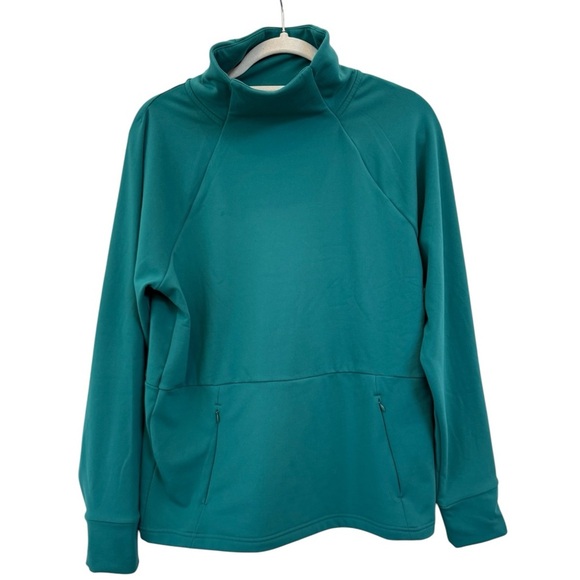 Yogalicious Lux Everglade Funnel Neck Sweatshirt M NWT - Picture 1 of 5
